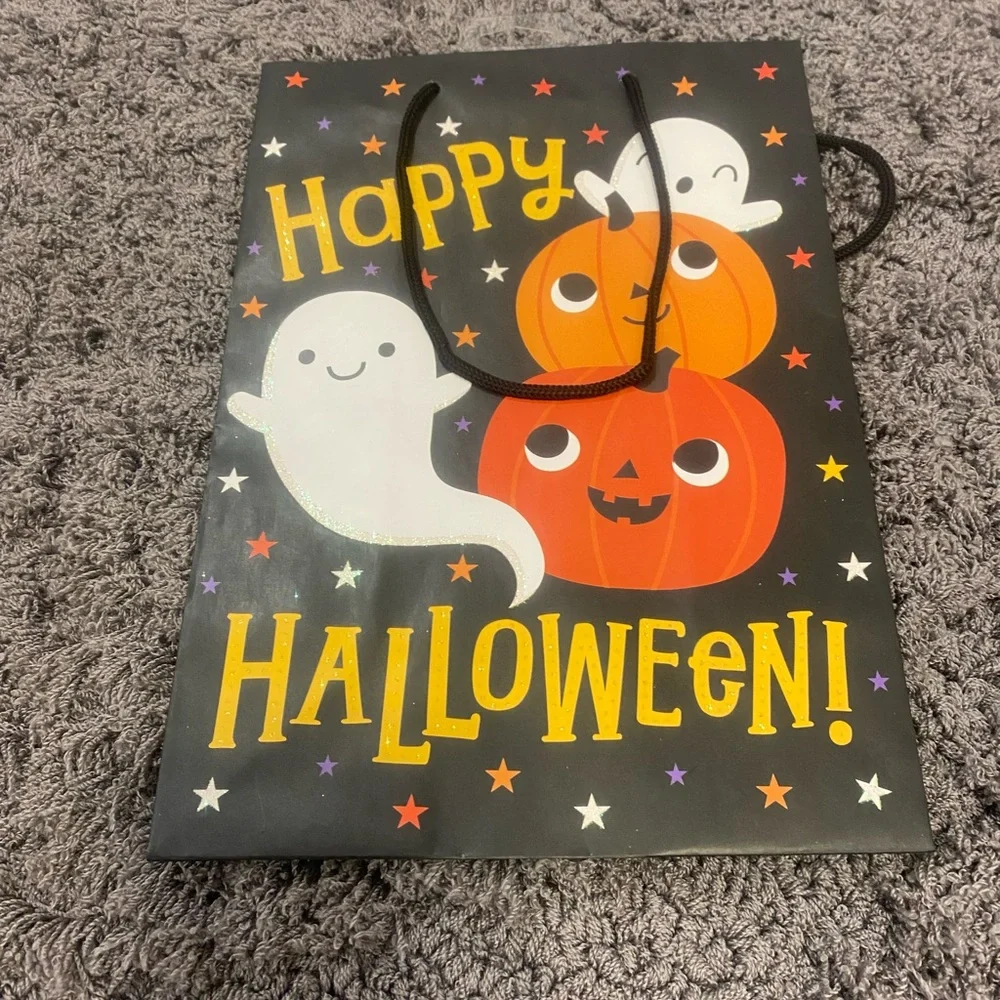 American Greetings Halloween Treat Bags - Black & Orange & Purple-Set of 17